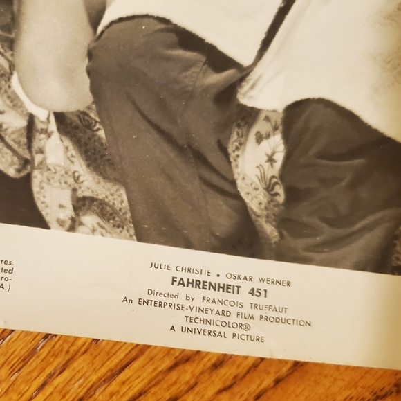 Fahrenheit 451 Original Movie Still Photo - Picture 2 of 6